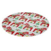 Schwedisches Dala Pferd: Volkskunst Schneidebrett (Ecke)