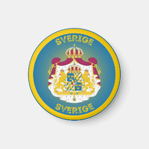 Schwedisches Erbe-Emblem Magnet