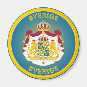 Schwedisches Erbe-Emblem Magnet