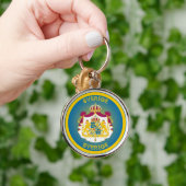 Schwedisches Erbe-Emblem Schlüsselanhänger (Hand)