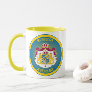 Schwedisches Erbe-Emblem Tasse