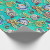 Schwedisches Fika inspiriert Packpapier (Ecke)