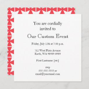 Schwedisches Freimaurerkreuz Einladung