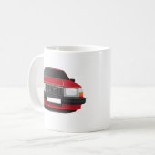 Schwedisches klassisches Auto von den achtziger Kaffeetasse (Vorderseite Links)