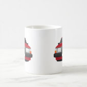Schwedisches klassisches Auto von den achtziger Kaffeetasse (Mittel)
