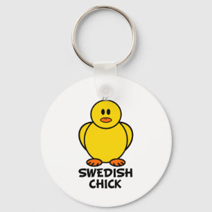 Schwedisches Küken Schlüsselanhänger