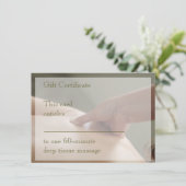 Schwedisches Massage-Foto - Thumb - Geschenkgutsch (Stehend Vorderseite)