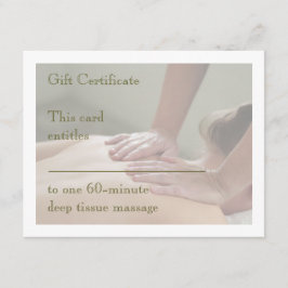 Schwedisches Massage-Foto - Zurück - Geschenkgutsc