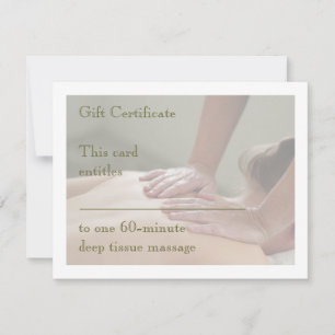 Schwedisches Massage-Foto - Zurück - Geschenkgutsc