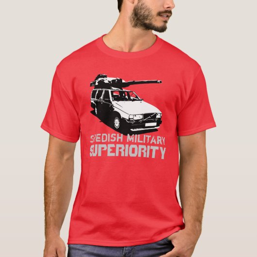 Schwedisches MilitärSuperiourity T-Shirt (Vorderseite)