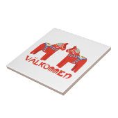 Schwedisches Pferd Fliese (Seite)