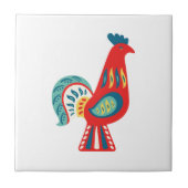 Schwedisches Rooster Fliese (Vorderseite)