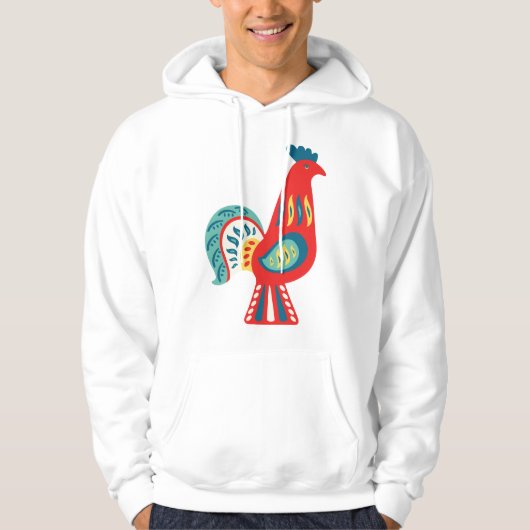 Schwedisches Rooster Hoodie (Vorderseite)