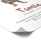 Schwedisches Tomate Gnome Definition Poster (Ecke)