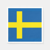 SCHWEDISH FLAG SERVIETTE (Vorderseite)