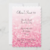 SCHWEET 16 GEBURTSTAGLICHE EINLADUNG (Vorderseite)