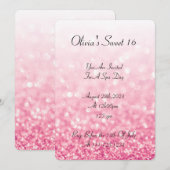 SCHWEET 16 GEBURTSTAGLICHE EINLADUNG (Vorne/Hinten)