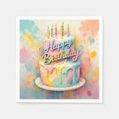 " SCHWEET FEIERN " SERVIETTE (Vorderseite)