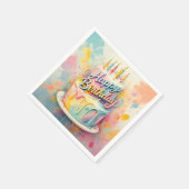 " SCHWEET FEIERN " SERVIETTE (Ecke)