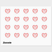 SCHWEET HEARS Herz Stickers (Blatt)