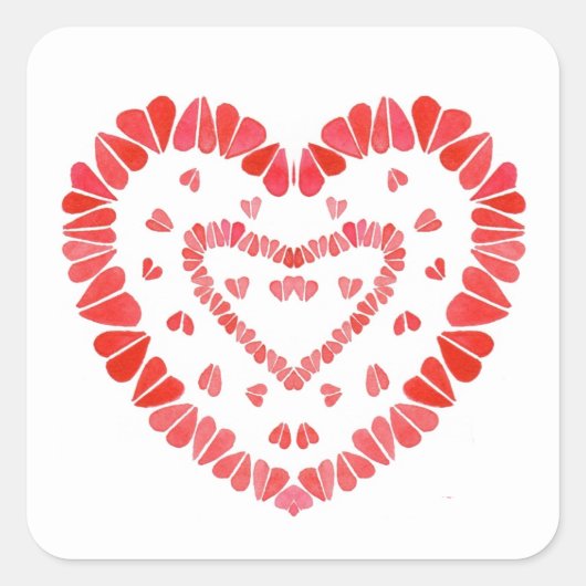 SCHWEET HEARS Kleine Aufkleber (Vorderseite)