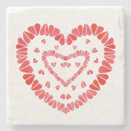 SCHWEET HEARTS Marmorstein Untersetzer (Vorderseite)