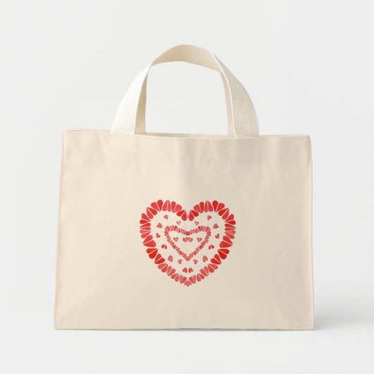 SCHWEET HEARTS Tiny Tote Bag Mini Stoffbeutel (Vorne)
