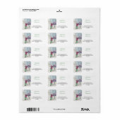 SCHWEET SANTA CLAUS SCHREIBANSCHRIFT ADRESSAUFKLEBER (Vorne)