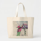 SCHWEET SANTA CLAUS SCHREIBEN SECRET SANTA JUMBO STOFFBEUTEL (Vorne)