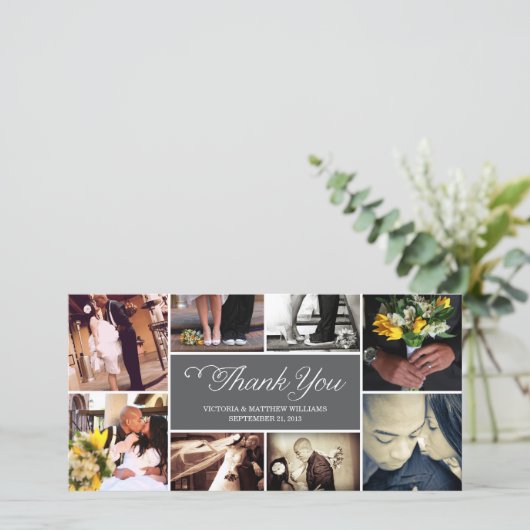 SCHWEET SCRIPT COLLAGE | DANKE, DASS DU KARTE (Stehend Vorderseite)