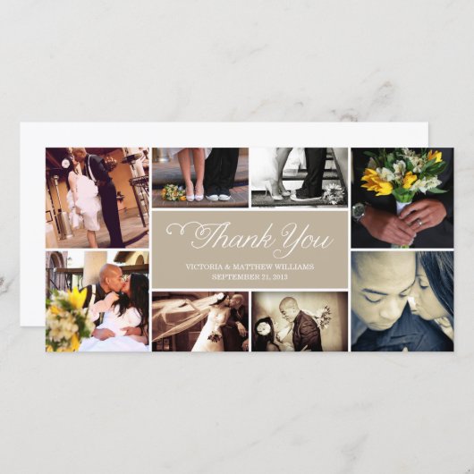 SCHWEET SCRIPT COLLAGE | DANKE, DASS DU KARTE (Vorne/Hinten)