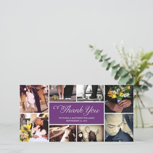 SCHWEET SCRIPT COLLAGE | DANKE, DASS DU KARTE (Stehend Vorderseite)