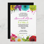 SCHWEET SENCES Bat Mitzvah Einladung (Vorne/Hinten)