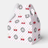 SCHWEET WIE CHERRIES Retro Vintages Muster Geschenkschachtel (Rückseite)