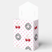 SCHWEET WIE CHERRIES Retro Vintages Muster Geschenkschachtel (Geöffnet)