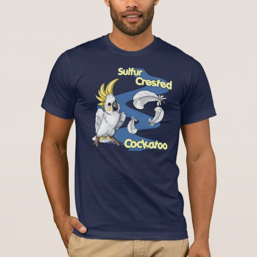 Schwefel Crested Cockatoo-"Süsse-" Shirt (DK) (Vorderseite)