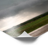 Schwefel, OK EF3 Tornado Foto drucken (Ecke)