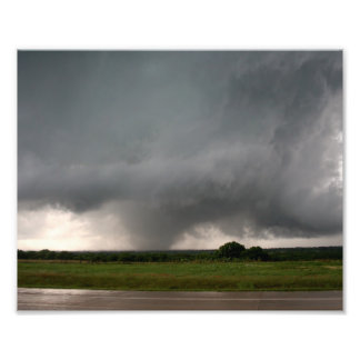 Schwefel, OK EF3 Tornado Foto drucken