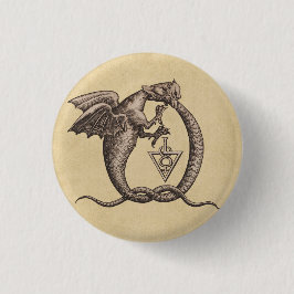 Schwefel und Mercury-Drachen Button