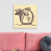 Schwefel- und Quecksilber-Alchemy-Sigils Leinwanddruck (Insitu (Wohnzimmer))