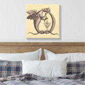 Schwefel- und Quecksilber-Alchemy-Sigils Leinwanddruck (Insitu (Schlafzimmer))