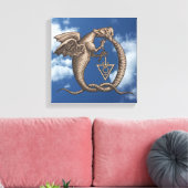 Schwefel- und Quecksilber-Alchemy-Sigils Leinwanddruck (Insitu (Wohnzimmer))