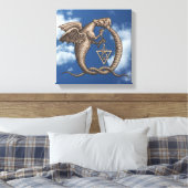 Schwefel- und Quecksilber-Alchemy-Sigils Leinwanddruck (Insitu (Schlafzimmer))