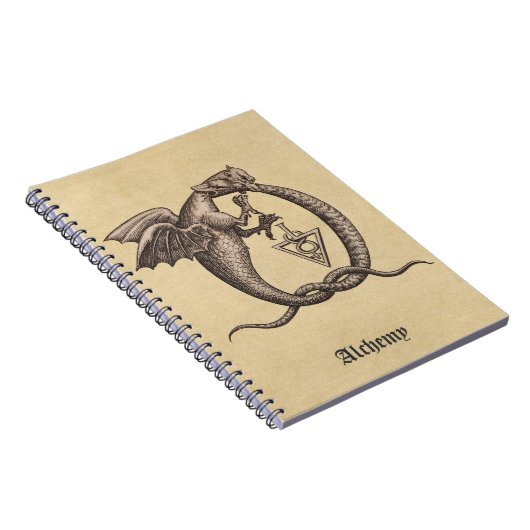 Schwefel und Quecksilberdrachen Notizblock (Rechte Seite)