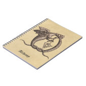 Schwefel und Quecksilberdrachen Notizblock (Linke Seite)