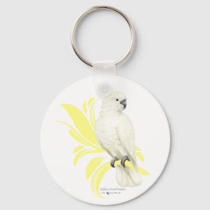 SchwefelCockatoo mit Haube Schlüsselanhänger