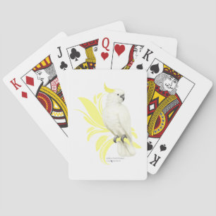 Schwefelgekrechtes Kakadu Spielkarten
