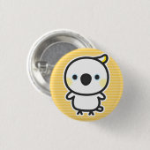 Schwefelkakadu Button (Vorne & Hinten)