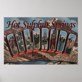Schwefelquellen, Colorado Poster (Vorne)
