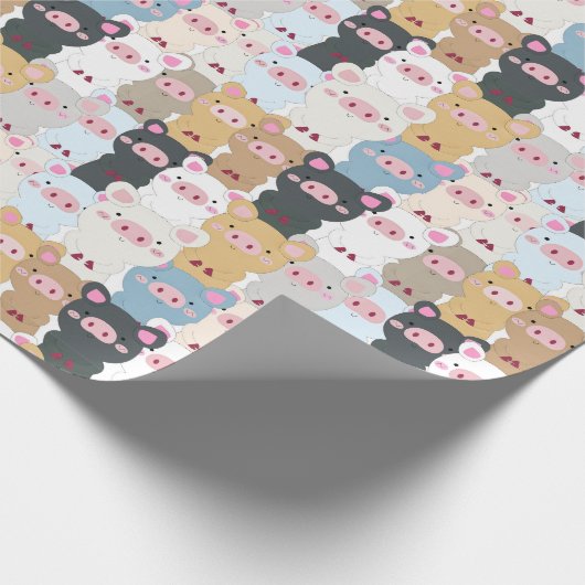 Schweifmuster Geschenkpapier (Ecke)